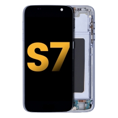 OLED Assembly With Frame For Samsung Galaxy S7 (Refurbished) (All US Models) (Black Onyx)