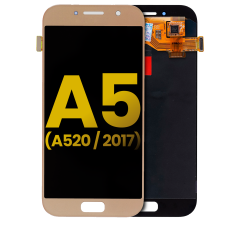 OLED Assembly Without Frame For Samsung A5 (Refurbished) (A520 / 2017) (Gold)