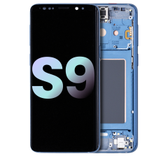 OLED Assembly With Frame For Samsung Galaxy S9 (Service Pack) (Coral Blue)