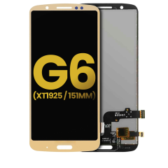 LCD Assembly Without Frame For Motorola Moto G6 5.7" (XT1925 / 2018) (151MM) (Refurbished) (Gold)