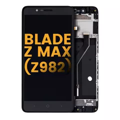 LCD Assembly With Frame For ZTE Blade Z Max (Z982) (Refurbished) (All Colors)