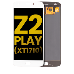 OLED Assembly Without Frame For Motorola Moto Z2 Play (XT1710 / 2017) (Refurbished) (White)