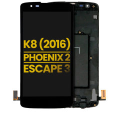 LCD Assembly With Frame For LG K8 (2016) / Phoenix 2 / Escape 3 (Refurbished) (All Colors)