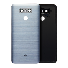 Back cover Glass With Adhesive Pre-Installed For LG G6 (Ice Platinum Silver)