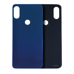 Back cover Glass For Motorola One (XT1941 / 2018) / Moto P30 (XT1943 / 2018) (Blue)