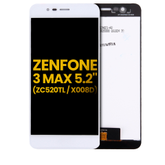 LCD Assembly Without Frame For Asus ZenFone 3 Max 5.2" (ZC520TL / 2016) (White)