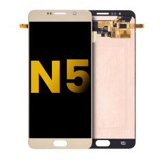 OLED Assembly Without Frame For Samsung Galaxy Note 5 (Refurbished) (Gold Platinum)