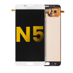 OLED Assembly Without Frame For Samsung Galaxy Note 5 (Refurbished) (White Pearl)