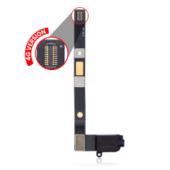 Headphone Jack With Flex Cable For iPad Mini 4 (Cellular) (Black)