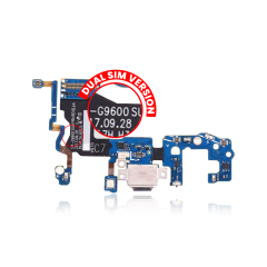 Charging Port With Flex Cable For Samsung Galaxy S9 (G9600) (Dual Sim Version)