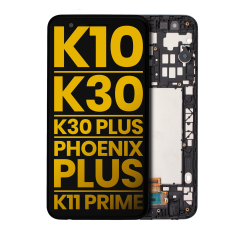 LCD Assembly With Frame For LG K10 (2018) / K30 / K30 Plus / Phoenix Plus / K11 Prime (Refurbished) (All Colors)