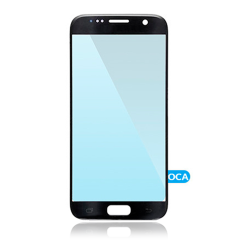 Front Glass With OCA Pre-Installed For Samsung Galaxy S6 (Black / Blue)
