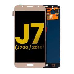OLED Assembly Without Frame For Samsung Galaxy J7 (J700 / 2015) (Refurbished) (Gold)