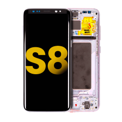 OLED Assembly With Frame For Samsung Galaxy S8 (Refurbished) (Orchid Gray)