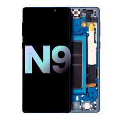 OLED Assembly With Frame For Samsung Galaxy Note 9 (Service Pack) (Ocean Blue)