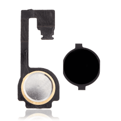 Home Button With Flex For iPhone 4 (Black)
