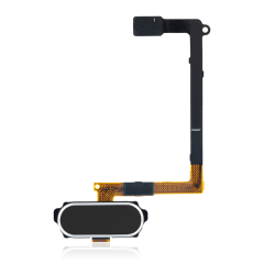 Home Button With Flex For Samsung Galaxy S6 (Black)