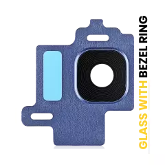 Back Camera Lens With Bezel Ring For Samsung Galaxy S8 (Blue)