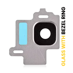 Back Camera Lens With Bezel Ring For Samsung Galaxy S8 (Arctic Silver)