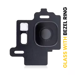 Back Camera Lens With Bezel Ring For Samsung Galaxy S8 (Midnight Black)