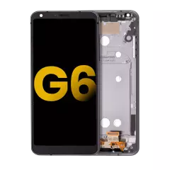 LCD Assembly With Frame For LG G6 (Refurbished) (Astro Black)