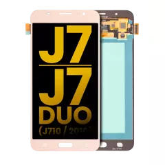 OLED Assembly Without Frame For Samsung Galaxy J7 / J7 Duo (J710 / 2016) (Refurbished) (Gold)