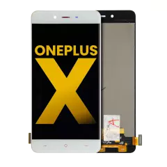LCD Assembly Without Frame For OnePlus X (Refurbished) (White)