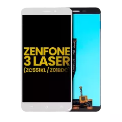 LCD Assembly Without Frame For Asus ZenFone 3 Laser (ZC551KL / 2016) (Refurbished) (White)
