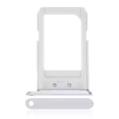 Sim Card Tray For Samsung Galaxy S6 Edge Plus (White Pearl / Silver)