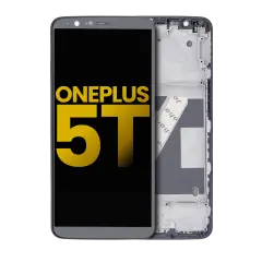 OLED Assembly With Frame For OnePlus 5T (Refurbished) (Black)