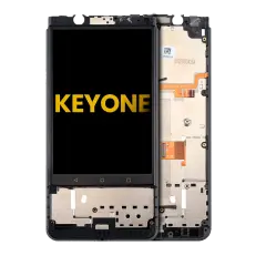 LCD Assembly With Frame For BlackBerry KEYone (Refurbished) (Black)