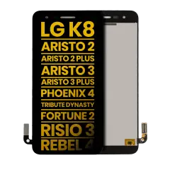 LCD Assembly Without Frame For LG K8 (X210 / 2018) / Aristo 2 / Aristo 2 Plus / Aristo 3 / Aristo 3 Plus / Phoenix 4 / Tribute Dynasty / Empire / Fortune 2 / Risio 3 / Rebel 4 (Refurbished) (Black)