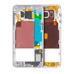 Mid-Frame Housing For Samsung Galaxy S6 Edge Plus (With Small Parts) (White Pearl)