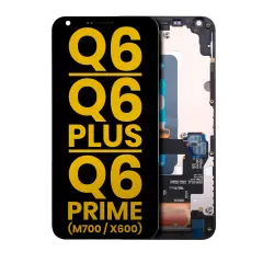 LCD Assembly With Frame For LG Q6 / Q6 Plus / Q6 Prime (M700 / X600) (Refurbished) (All Colors)
