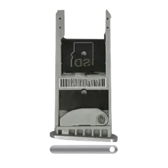 Sim Card Tray For Motorola Moto Z Play Droid (XT1635 / 2016) (Silver)