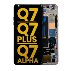 LCD Assembly With Frame For LG Q7 / Q7 Plus / Q7 Alpha (Refurbished) (Lavender Violet)