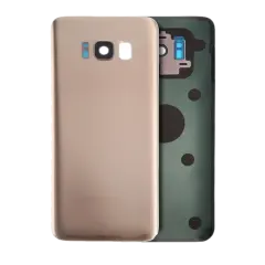 Back Cover Glass With Camera Lens For Samsung Galaxy S8 (No Logo) (Aftermarket Plus) (Maple Gold)