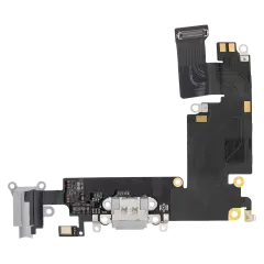 Charging Port Flex Cable For iPhone 6 Plus (Premium) (Silver)