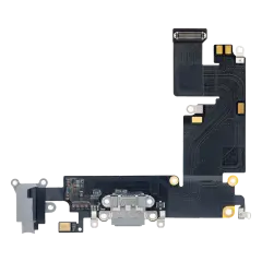 Charging Port Flex Cable For iPhone 6 Plus (Premium) (Space Gray)