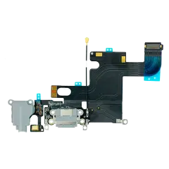 Charging Port Flex Cable For iPhone 6 (Aftermarket) (Silver)