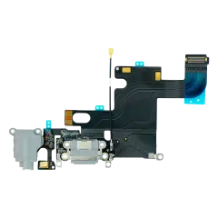 Charging Port Flex Cable For iPhone 6 (Premium) (Silver)