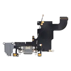 Charging Port Flex Cable For iPhone 6S (Premium) (Space Gray)