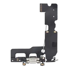 Charging Port Flex Cable For iPhone 7 Plus (Aftermarket) (Silver)