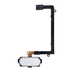 Home Button With Flex Cable For Samsung Galaxy S6 Edge (White)