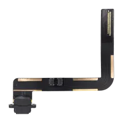 Charging Port Flex Cable For iPad Air 1 / iPad 5 (2017) / iPad 6 (2018) (Soldering Required) (Premium) (Black)