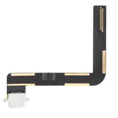 Charging Port Flex Cable For iPad Air 1 / iPad 5 (2017) / iPad 6 (2018) (Soldering Required) (Premium) (White)