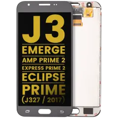 LCD Assembly Without Frame For Samsung Galaxy J3 / Emerge / Amp Prime 2 / Express Prime 2 / Eclipse / Prime (J327 / 2017) (Refurbished) (Silver / Gray)