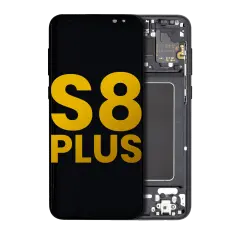 OLED Assembly With Frame For Samsung Galaxy S8 Plus (Refurbished) (Midnight Black)