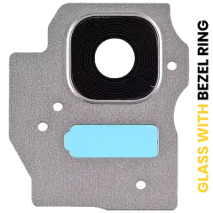 Back Camera Lens With Bezel Ring For Samsung Galaxy S8 Plus (Arctic Silver)