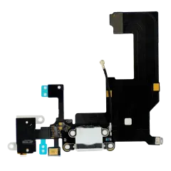 Charging Port Flex Cable For iPhone 5 (Silver)